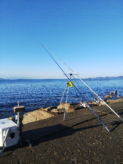 苅屋海岸のキス釣り