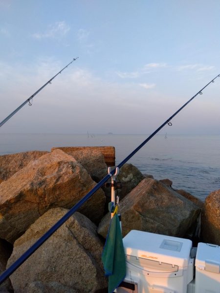 大塩海岸の投げ釣り