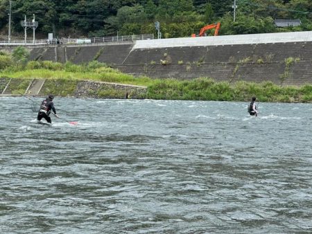 大鮎釣り