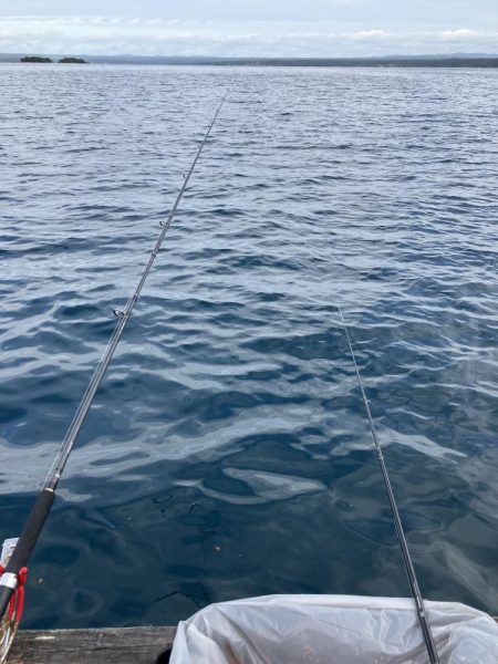 能登島、釣り筏