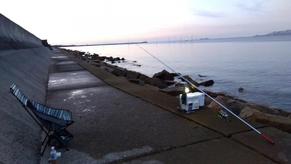 苅屋海岸のキス釣り