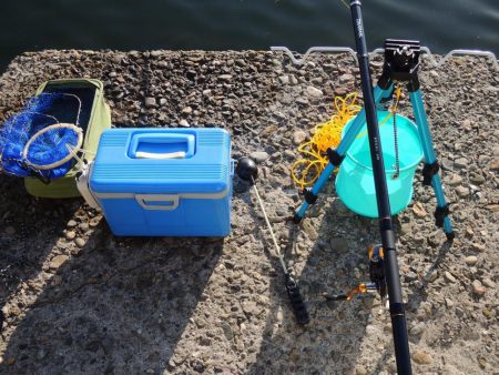 エビ撒き釣り　魚種は多いが小型