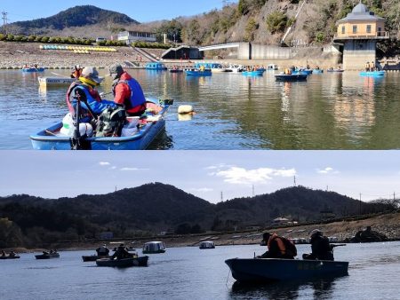 愛知県入鹿池ボート ワカサギ釣り！