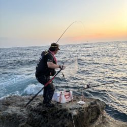 和歌山市江（吉丸渡船）で磯夜釣り