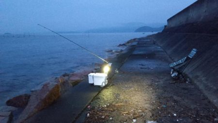 苅屋海岸のキス釣り