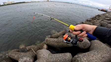 穴釣りデビュー