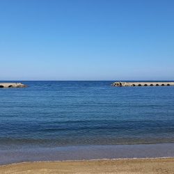 キスの引き釣り@海水浴場