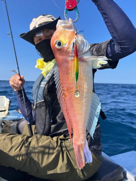 マイボートでアマダイ釣り