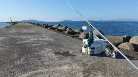 苅屋海岸のキス釣り