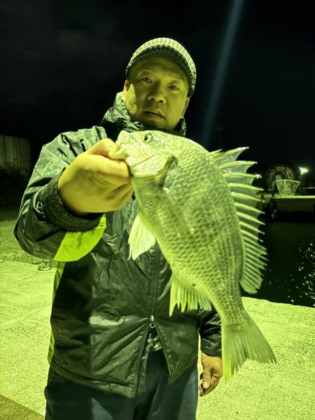 爆風で寒いけど釣り納め