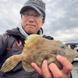 プライベートカワハギ釣り二日目です