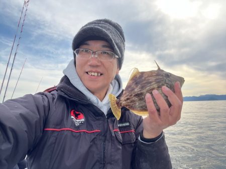 年明け初釣行もカワハギでした